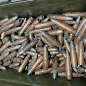 50 cal API Projectiles.  Unsized. 400 projectiles in a free 50 caliber can.