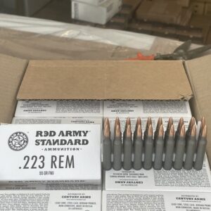 Red Army .223- 55 grain steel case ammo. - 20 rounds