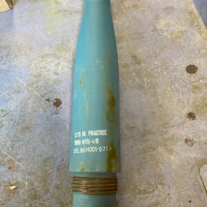 2.75 inch inert WTU-1B (HE) blue steel warhead