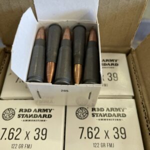 RED ARMY STANDARD 7.62X39MM 122GR FMJ 100 ROUNDS