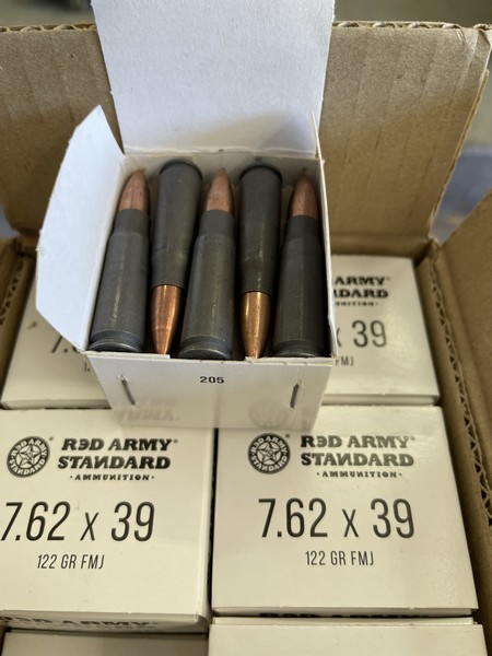 RED ARMY STANDARD 7.62X39MM 122GR FMJ 1000 ROUNDS