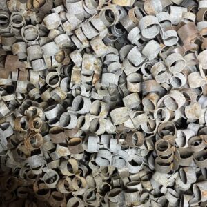 50 caliber round links. Light to medium Rust on some of the links. 200 link pack.