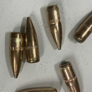 223 / 556.  55 grain M193 FMJ Boat tail pull down bullets (.223 Diameter).