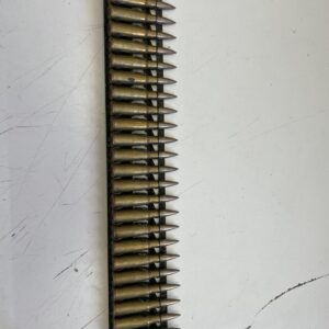 8MM Mauser Label ball ammo in 24 round machine gun tray.