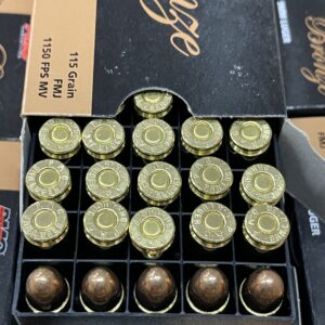 PMC Bronze 9mm 115 Grain. 50 rd Box.