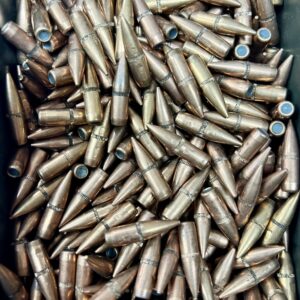 Lake City .223/5.56 62 Grain M855 SS109 Steel Core Full Metal Jacket Boat Tail pull down bullets. 500 projectile pack