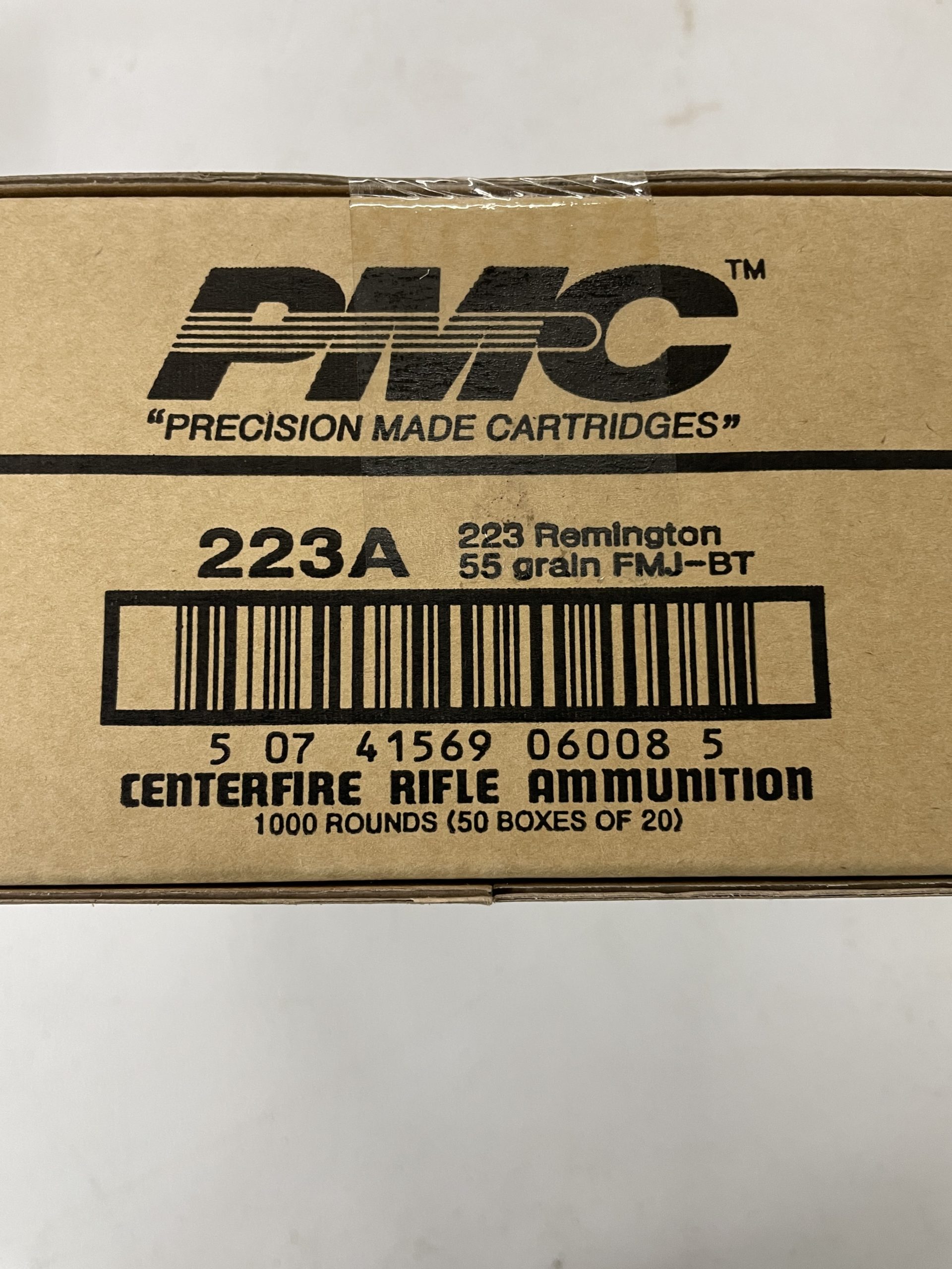 PMC .223 REMINGTON RIFLE AMMO - 55 GRAIN FMJ-BT