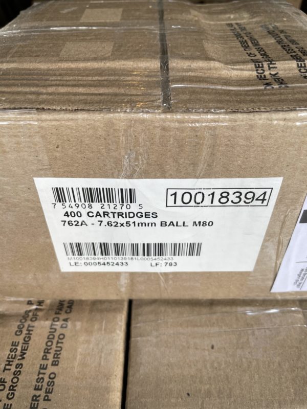 MagTech 7.62x51mm Ammo M80 Ball 147 Grain Full Metal Jacket. 400 round case - Image 2