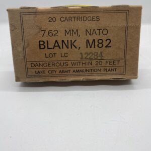 308 Bottle nose type blanks, lake city headstamp. 20 round box