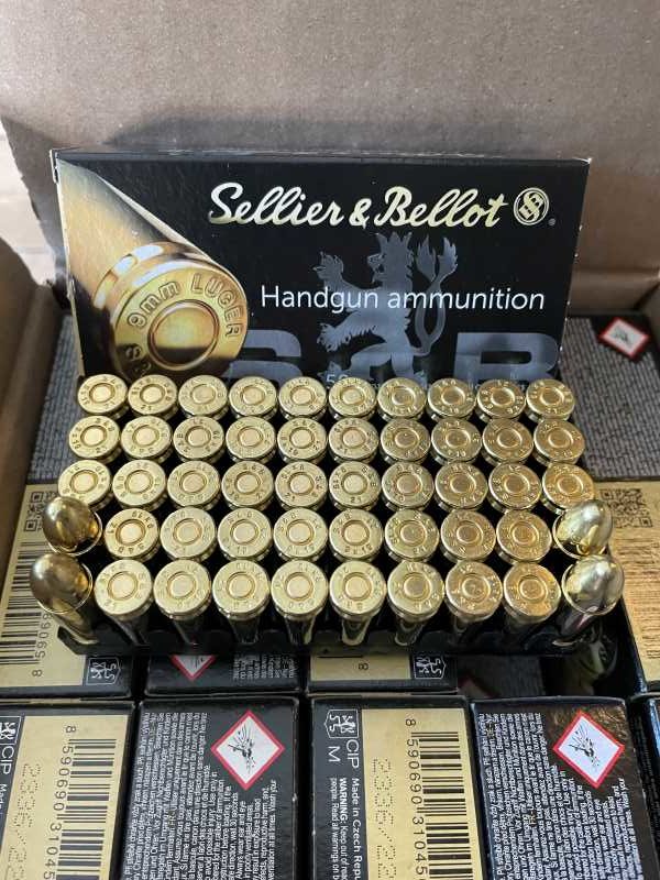 Sellier & Bellot 45 ACP, FMJ, 230 Grain bullet. - Image 3
