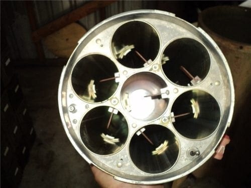 2.75 inch seven shot rocket pod, (good condition) P-28