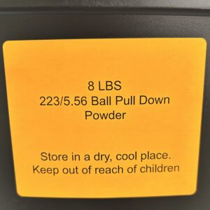223/5.56 Pull Down Powder. 8 LBS