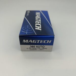 380 ACP AUTO Ammo 95 Grain Full Metal Jacket. Magtech