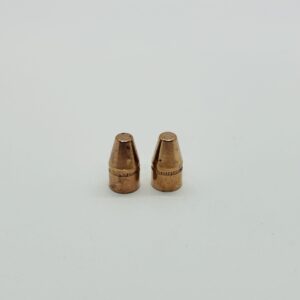 .355 135 Grain Full Metal Jacket Truncated Cone Flat Point with Cannelure Pull Down projectiles. 550 pack
