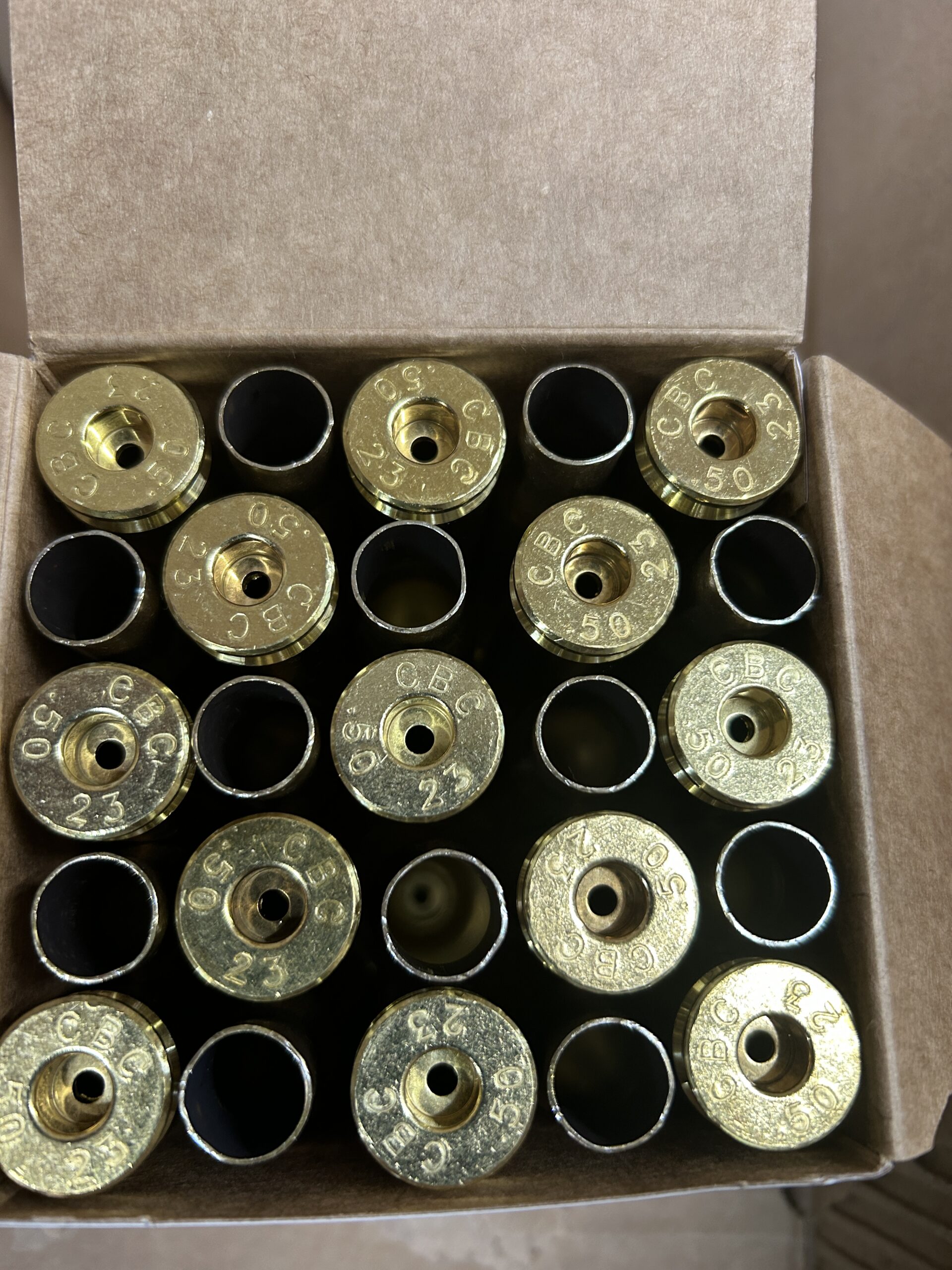 Magtech Brass 50 BMG. UNPRIMED - Image 2