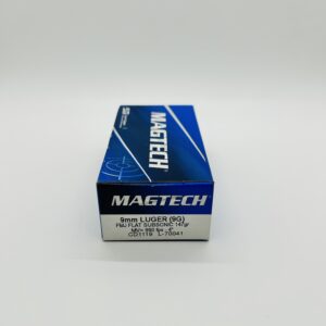 9mm Luger 147GR FMJ Flat Subsonic.