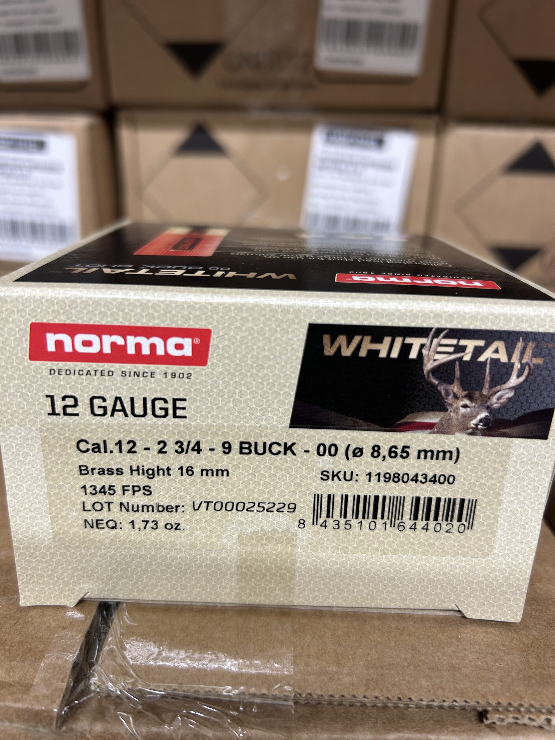 WHITETAIL SHOT 12ga 2 3/4″ 00 Buck 9 Pellet. - Image 2