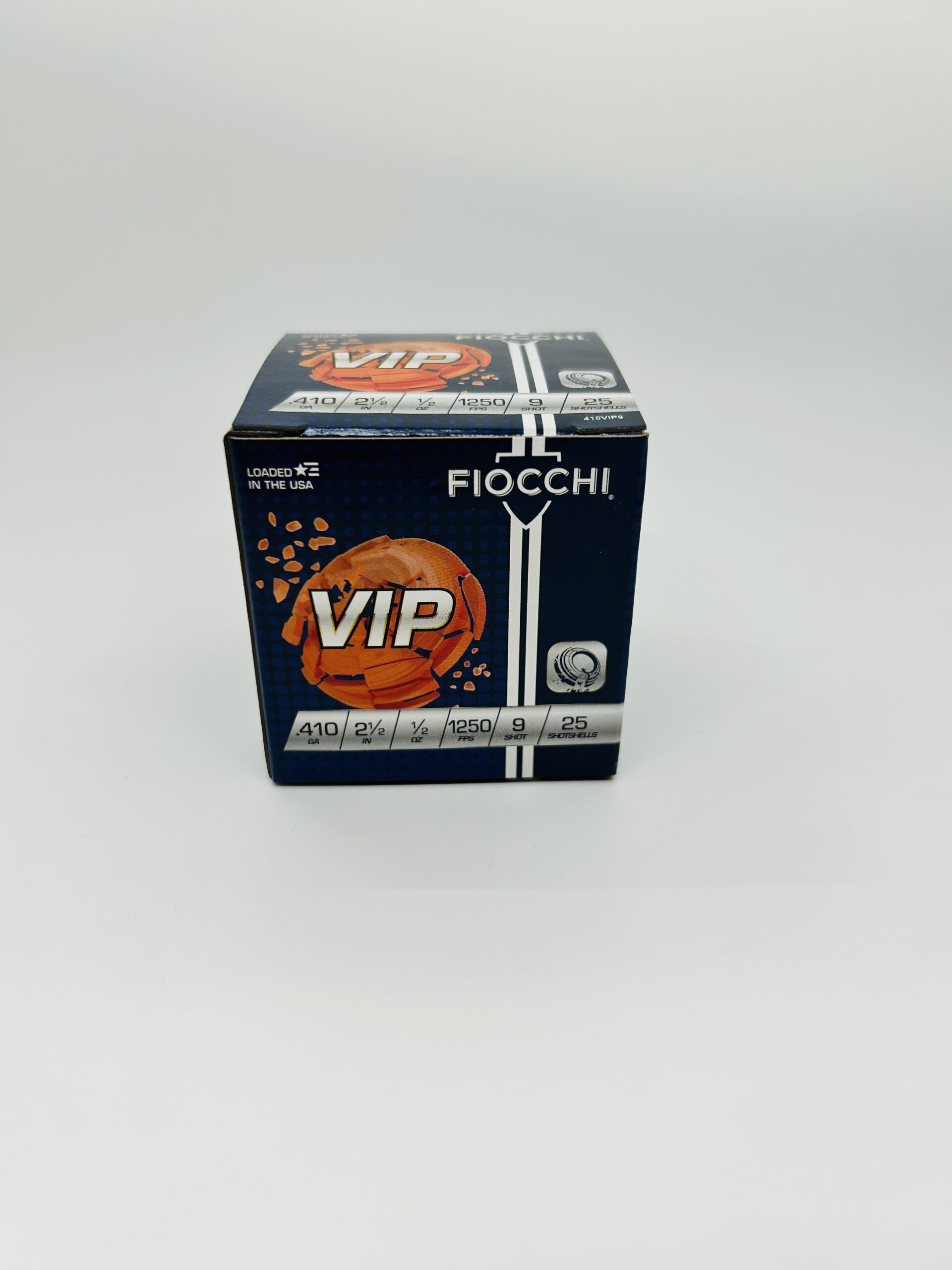 Fiocchi Exacta Target VIP 410 Gauge Ammo 2.5" 1/2 oz #9 Shot.