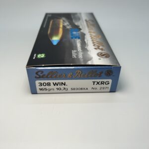 308 WIN. TXRG. 165 grain.