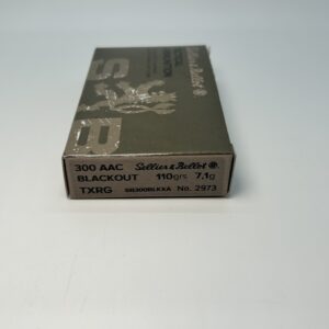 300 ACC BLACOUT WITH 110 GRAIN TXRG PROJECTILE.