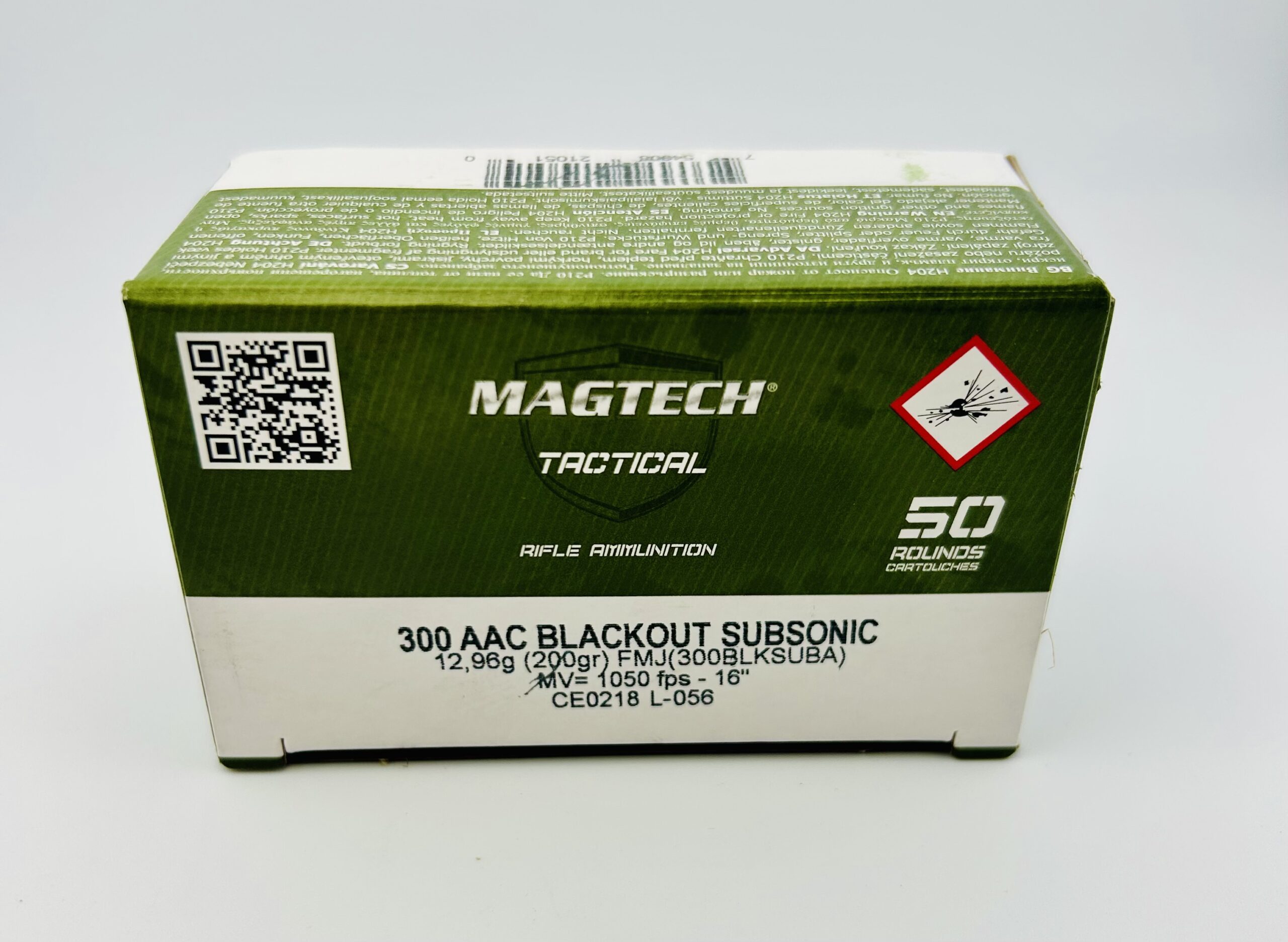 300 BLK FMJ SUBSONIC 200 GR.