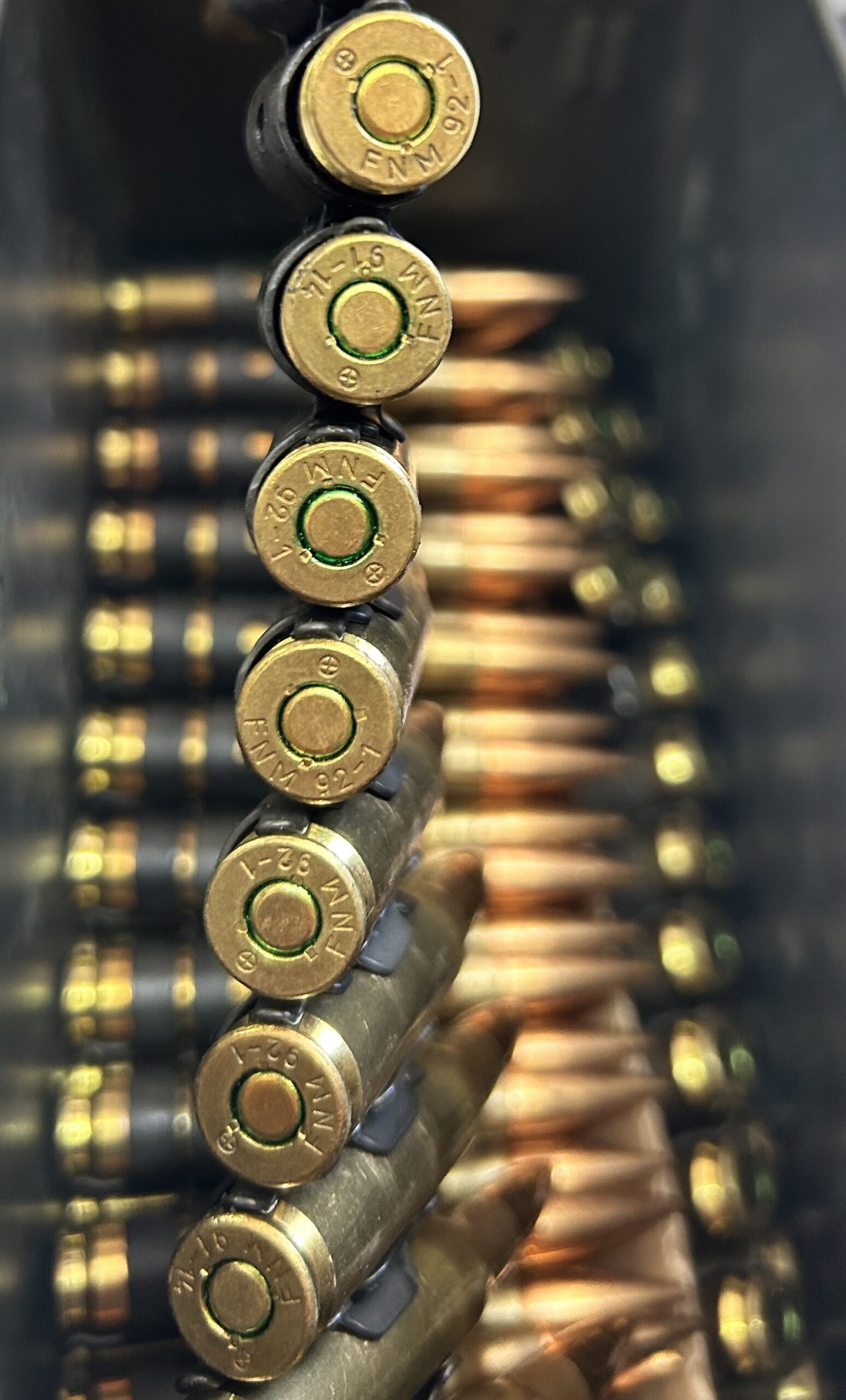 308 FNM Ball Ammo Linked in 100 Round Belt - Image 2