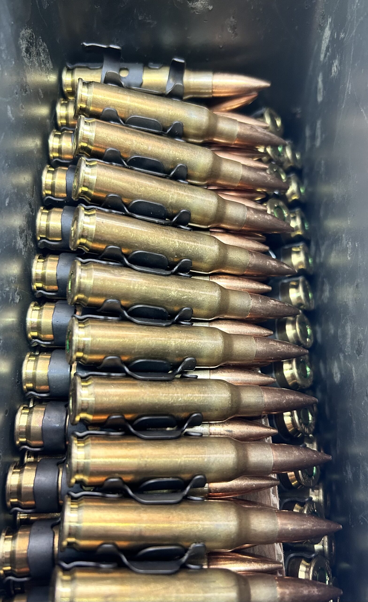 308 FNM Ball Ammo Linked in 100 Round Belt