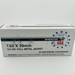 Winchester USA 7.62x39mm Ammo 123 Grain Full Metal Jacket