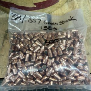 0.357 DIA 158gr Green Streak FN TMJ PULLED Bullets-500ct