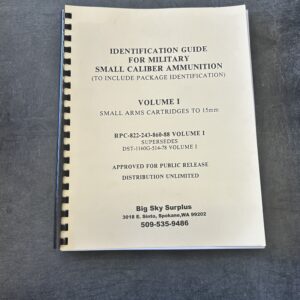 Identification Guide for Small Arms Cartridges to 15mm.