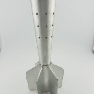 81mm Long Aluminum Tail Fin, Threaded, Like New Condition. Price Each.