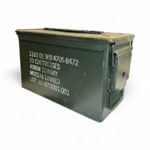 40MM Dummy Cartridges-M922A1 Linked (10 Round, Original Ammo Can, Lot MA97D001-001)