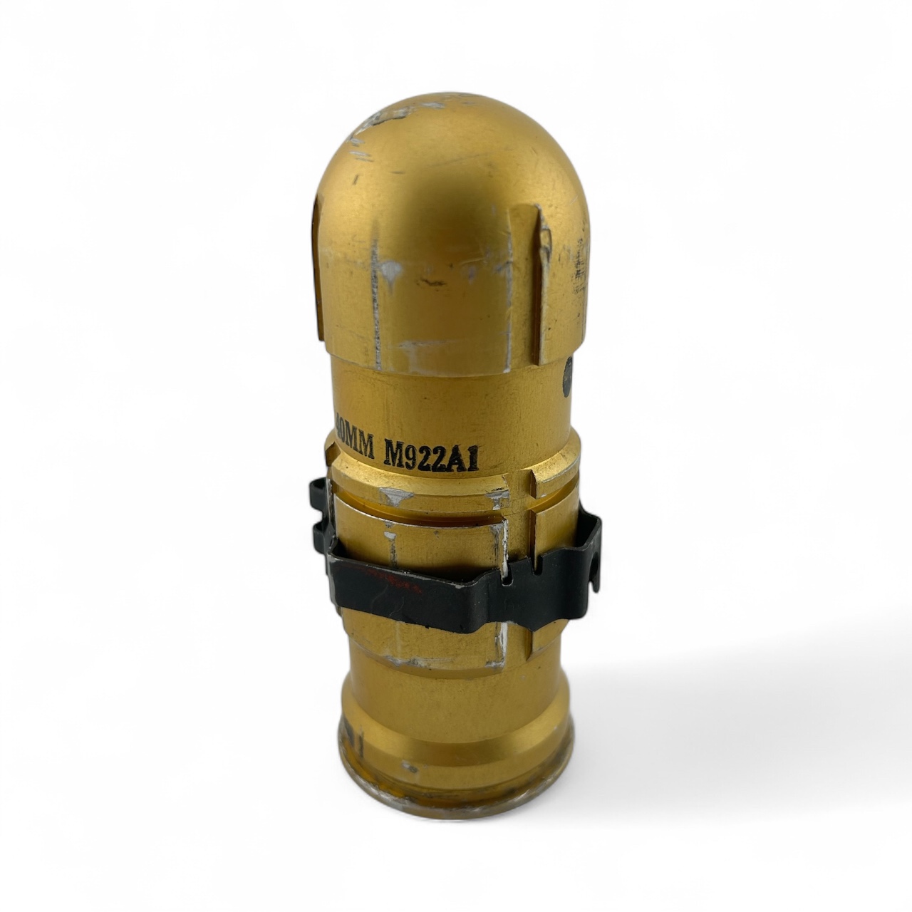 40MM Dummy Cartridges-M922A1 Linked (10 Round, Original Ammo Can, Lot MA97D001-001) - Image 3