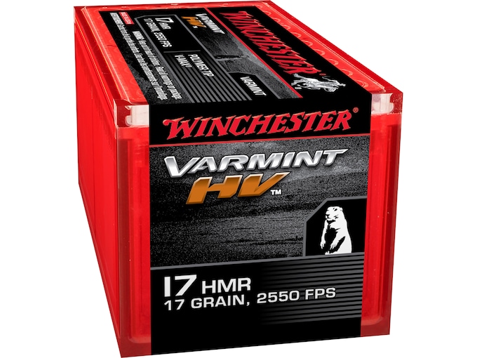 Winchester Varmint HV 17 HMR Ammo 17 Grain V-Max. 50 RDS.