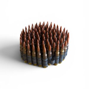 Lake City M232 Dummy Rounds Belted - 100 Rounds Pack.