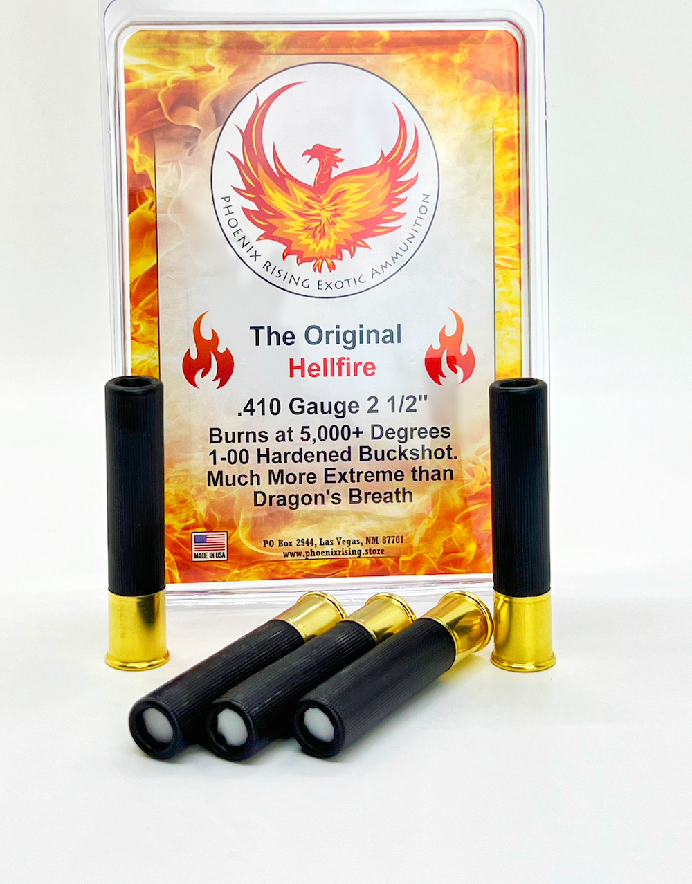 The Original Hellfire Ammunition .410 Gauge 2 1/2" - 5 Round Pack