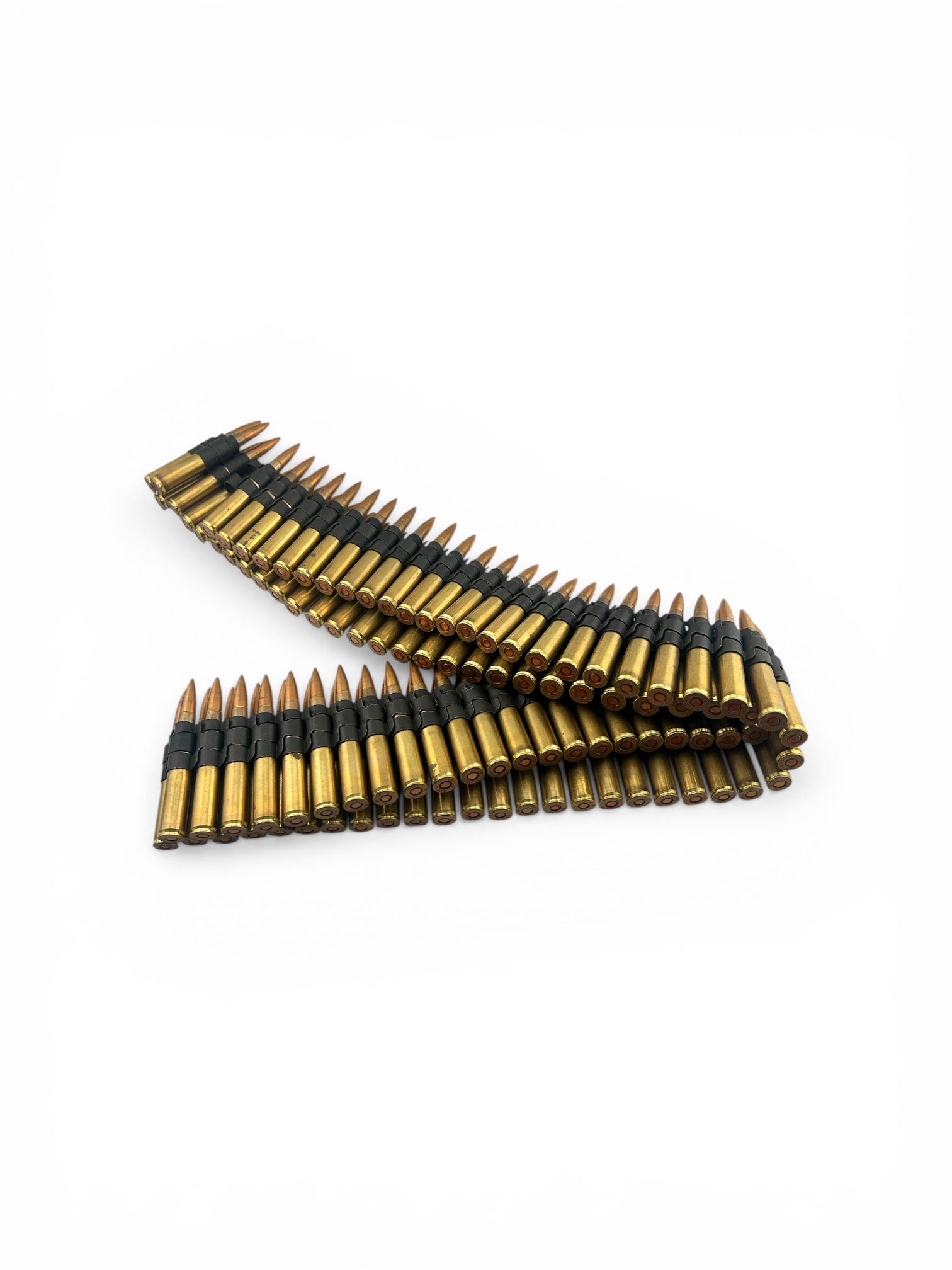 30-06 Ball Ammo Linked 100 Round Belt.