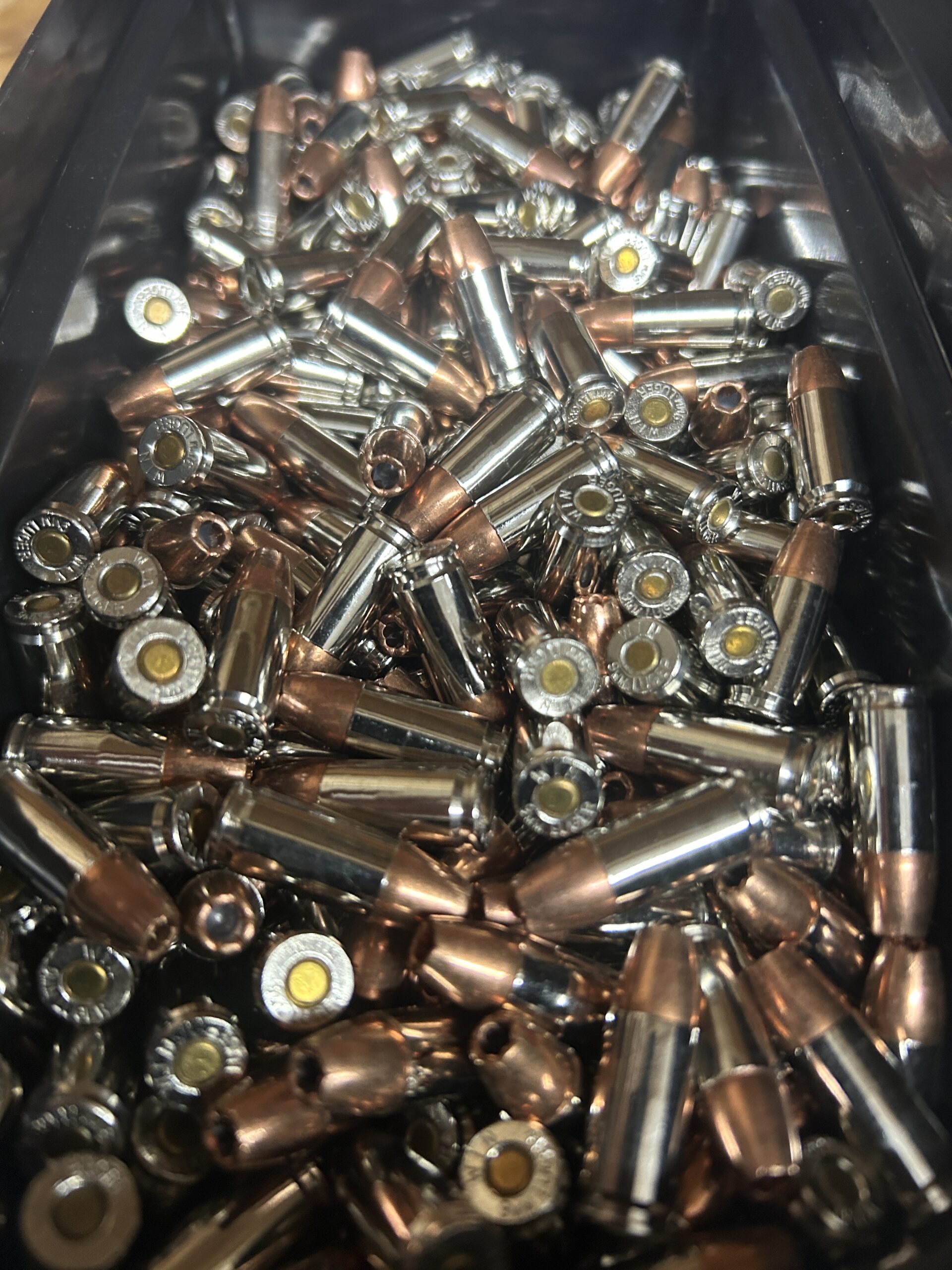 Winchester Ranger 9mm Ammo 147 Grain Jacketed Hollow Point - RA9T. 1000 RDS in free ammo can.