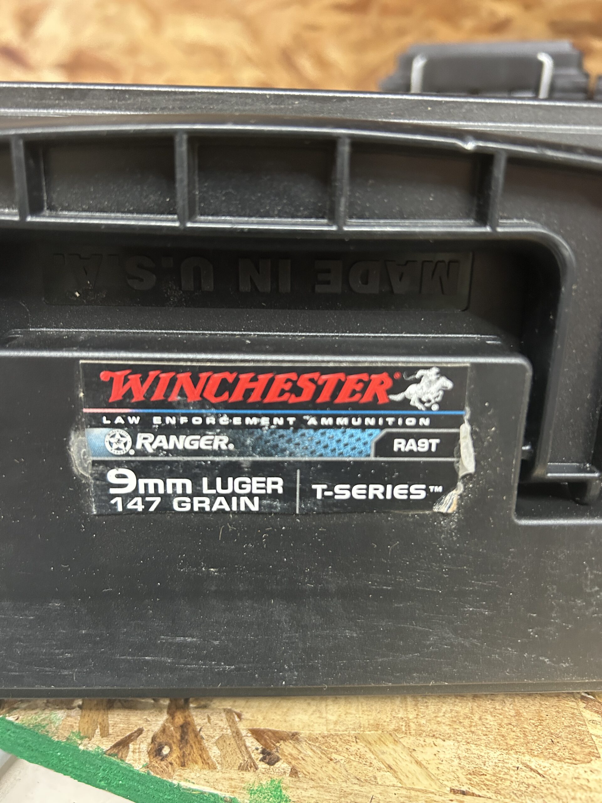 Winchester Ranger 9mm Ammo 147 Grain Jacketed Hollow Point - RA9T. 1000 RDS in free ammo can. - Image 2