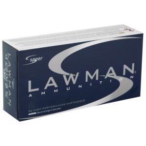 Speer Lawman 45 ACP Auto Ammo 230 Grain Total Metal Jacket. 50 round box
