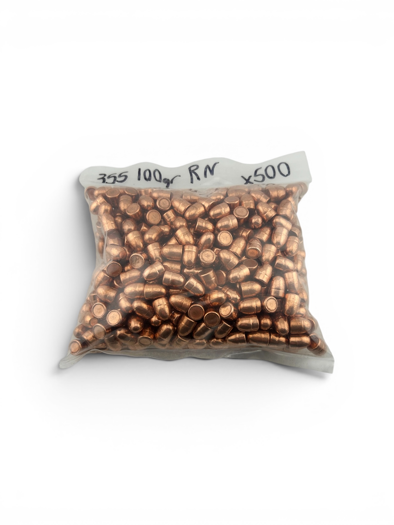 0.355 Diameter 100 GRAIN ROUND NOSE PULL-DOWN BULLETS. 400 pack.