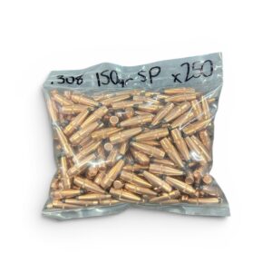 .308 Dia. 150 Grain Soft Point, Boat Tail, Projectiles. 176 Pack