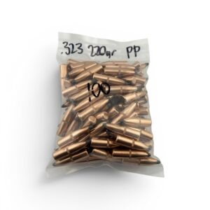 8mm .323 220 Grain Power Point Pull Down Projectiles. 80 Pack