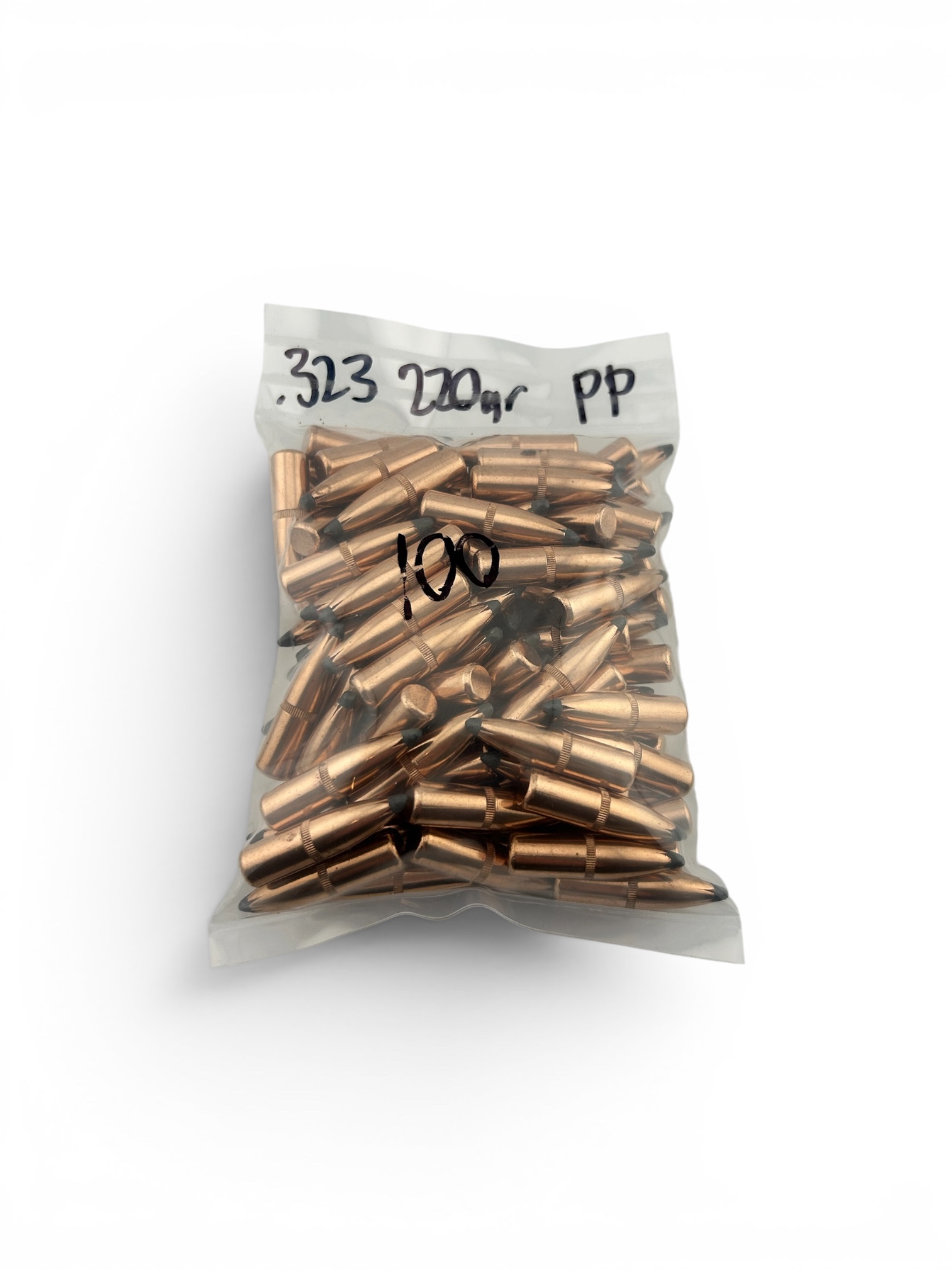 8mm .323 220 Grain Power Point Pull Down Projectiles. 80 Pack