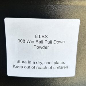 308 Win Ball Pull Down Powder. 8 LBS