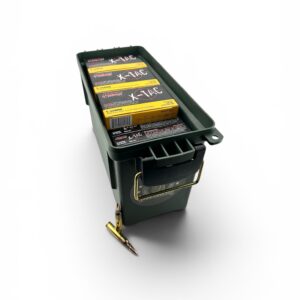 PMC X-TAC 5.56 NATO 55 Grain FMJBT Rifle Ammo – 500 Rounds in Plano 30 Cal Ammo Can – Free Shipping
