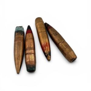 12.7 mm Mixed Projectiles with Double Cannelure Ring. 16 Projectile Pack