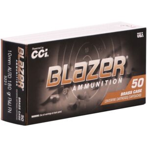 CCI Blazer Brass 10mm AUTO Ammo 180 Grain Full Metal Jacket